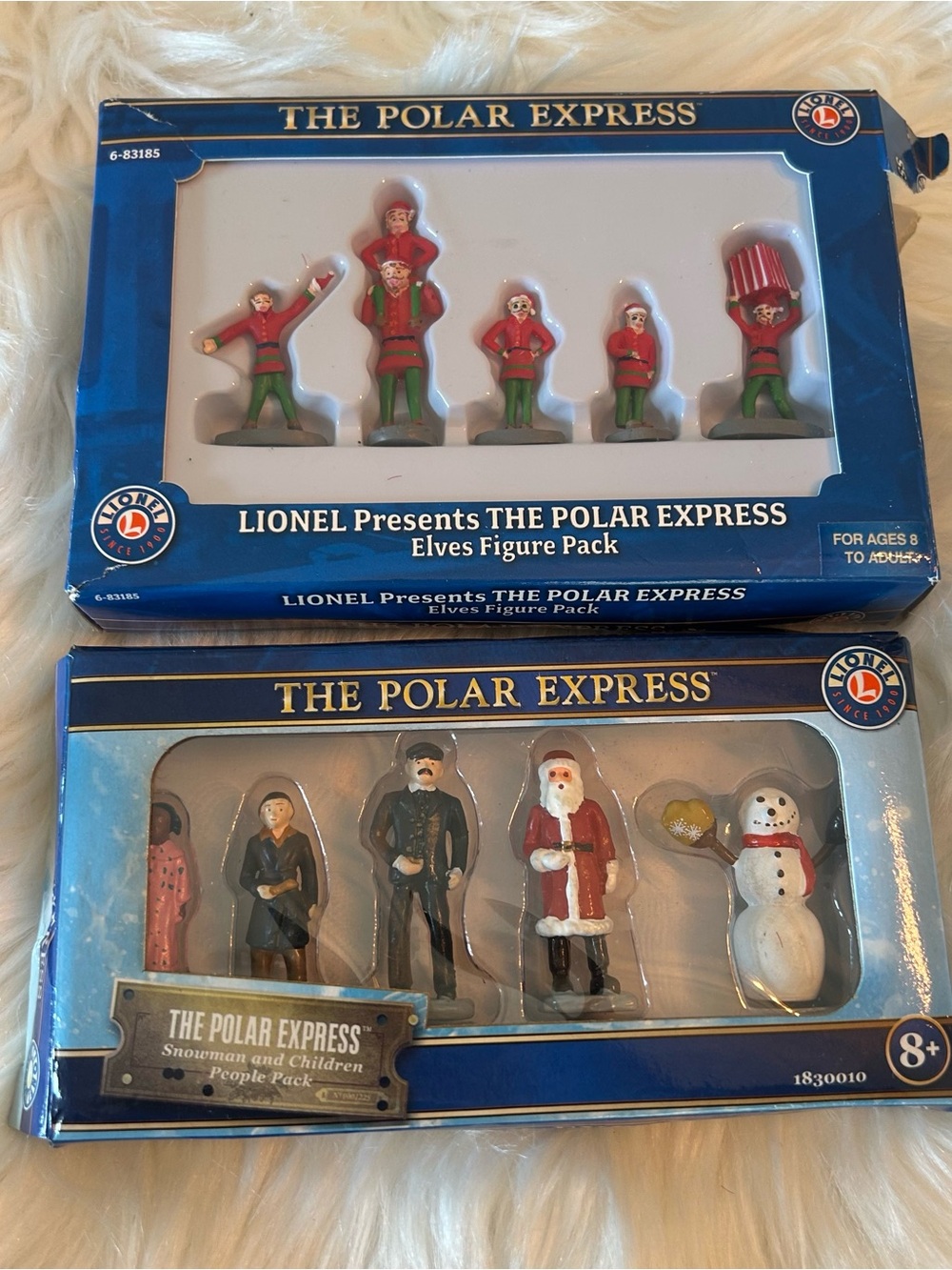 Lot of 2 Lionel The Polar Express Figures Packs O Gauge Train Accessories